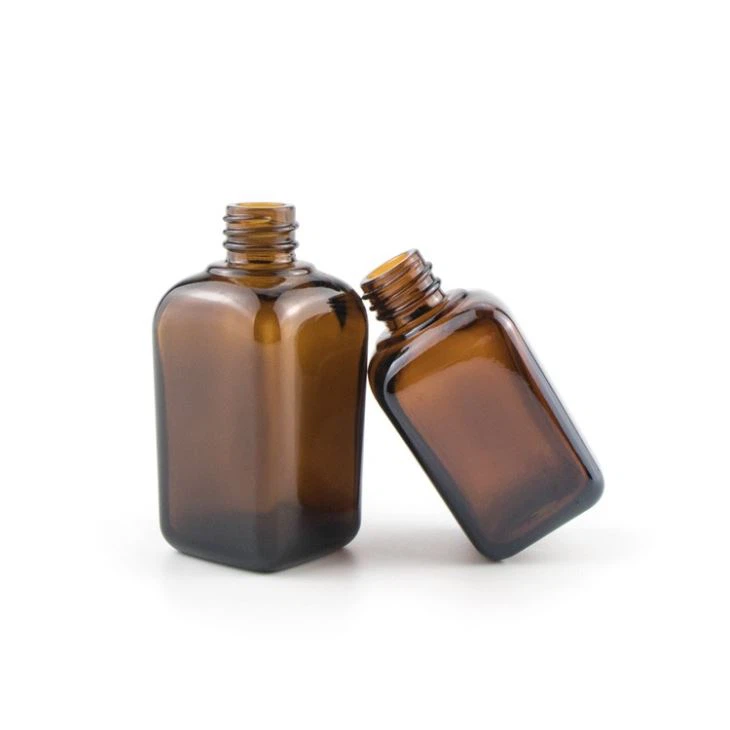 30ml square glass dropper bottles