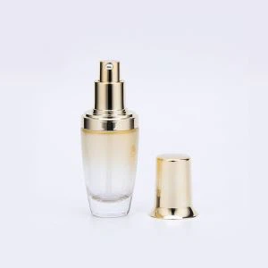 Κενές γυάλινες φιάλες με καπάκια