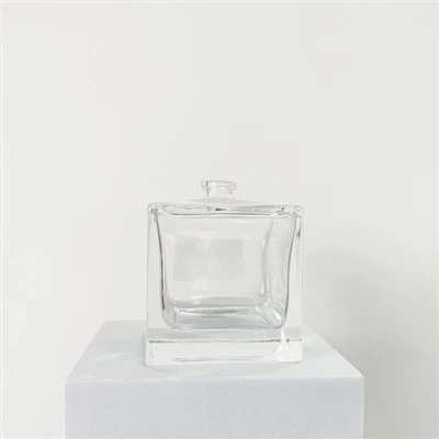 Γυάλινο τετράγωνο μπουκάλι αρώματος 50 ml