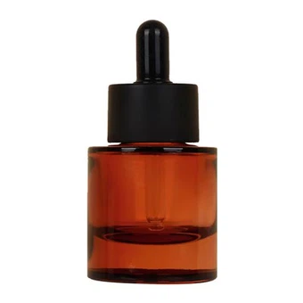 Εκρηκτικά Νέα Προϊόντα Πλατφόρμα Amber Color Circular άρωμα 30ml Γυάλινο μπουκάλι με χαμηλό MOQ